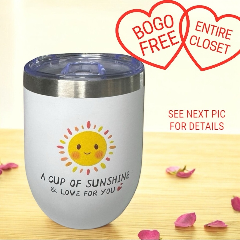 Stainless Steel Tumbler Cup Mug - Get well soon, Care package gift for her